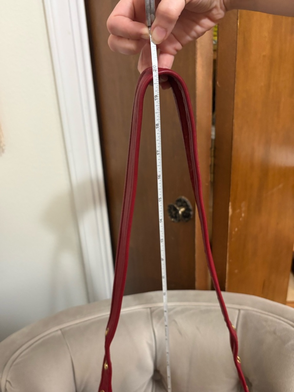 RARE RED Coach Legacy Zip Shoulder Bag 9966 - Picture 10 of 11